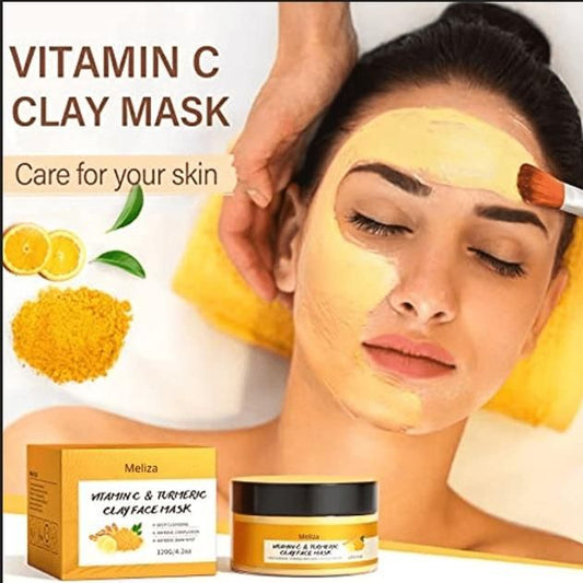 Vitamin C & Turmeric Clay Mask - Deep Cleansing